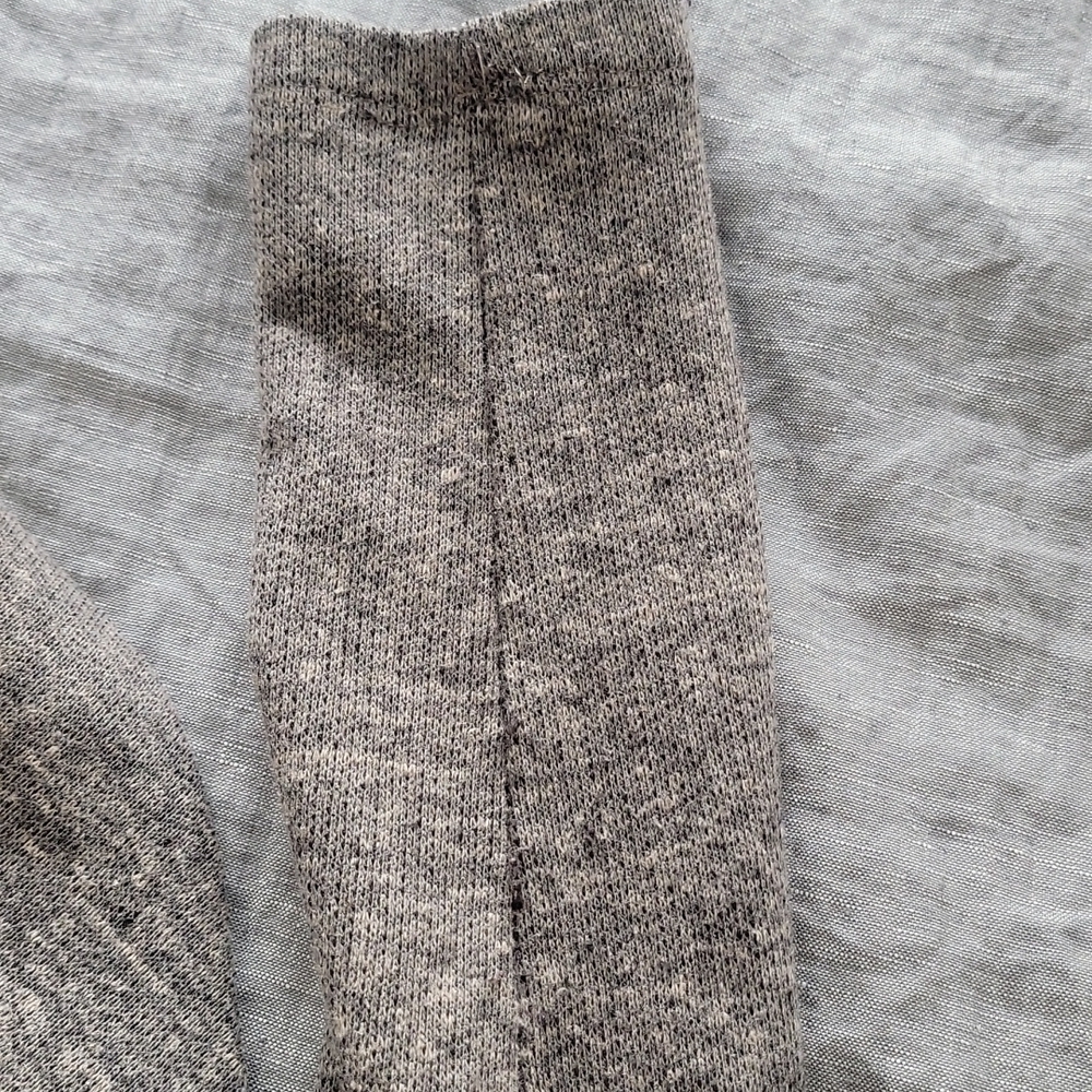 Mystree Skylar Asymmetrical Knit Zip Jacket in Taupe - Picture 15 of 15